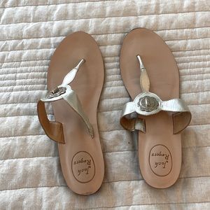 Size 11 Jack Roger gold sandals. Gently used but in great condition.